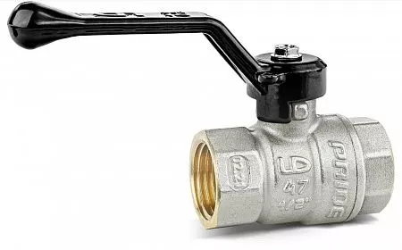 Кран шаровой ВР 1/2" LD Pride, черная ручка