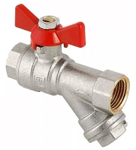 Кран шаровой со встроенным фильтром ВР 1/2&amp;quot; VALTEC COMBI купить в Санкт-Петербурге | ВодноеРешение