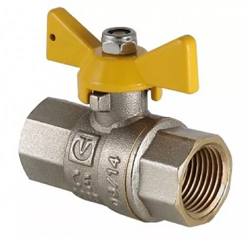 Кран шаровой газовый 1/2&amp;quot; ВР VALGAS, бабочка купить в Санкт-Петербурге | ВодноеРешение