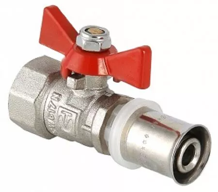 Кран шаровой с пресс-соединением 16x1/2" ВР VALTEC
