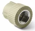 Муфта комбинированная ВР Ø20x1/2&amp;quot; полипропиленовая PRO AQUA серый купить в Санкт-Петербурге | ВодноеРешение