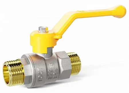 Кран шаровой газовый DN 25 мм НР LD Pride GAS, ручка