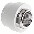 Муфта комбинированная под ключ ВР Ø63x2&amp;quot; полипропиленовая SLT Aqua купить в Санкт-Петербурге | ВодноеРешение