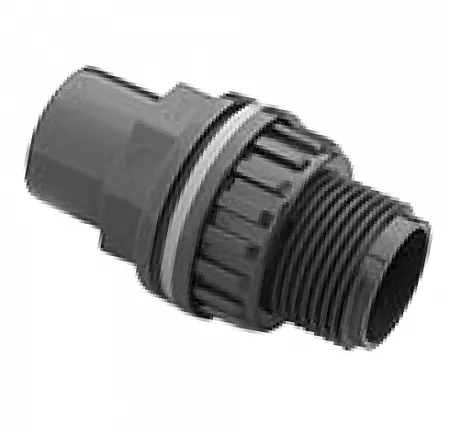 Адаптор на емкость клеевой ПВХ с НР Ø 16-20 х 16-1/2" уплотнение EPDM PN10 Plimat