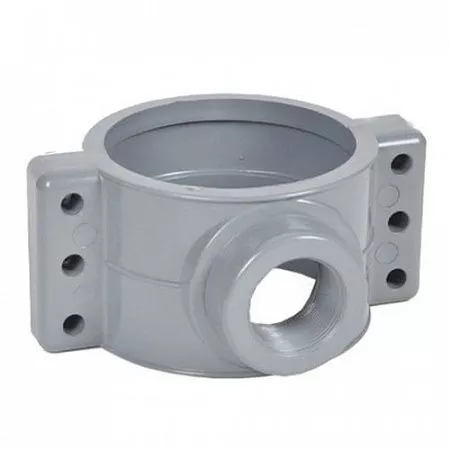 Седелка обжимная ПВХ Ø 110 х 1.1/2" с ВР, PN10, HL